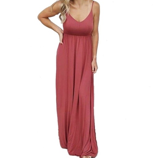 Langes Strandkleid