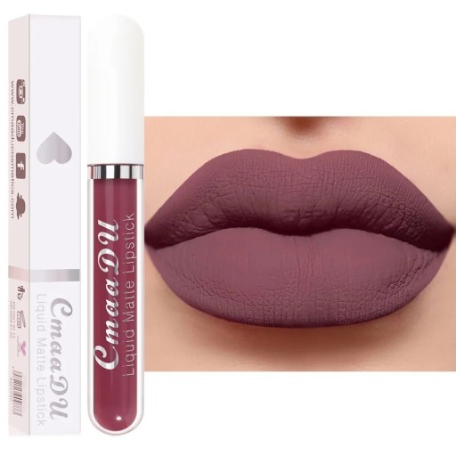 Langhoudende matte vloeibare lippenstift Langhoudende matte lippenstift Hydraterende lippenstift met mat patroon