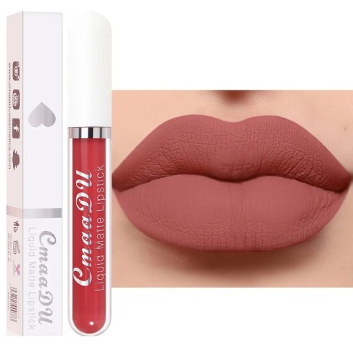 Langhoudende matte vloeibare lippenstift Langhoudende matte lippenstift Hydraterende lippenstift met mat patroon