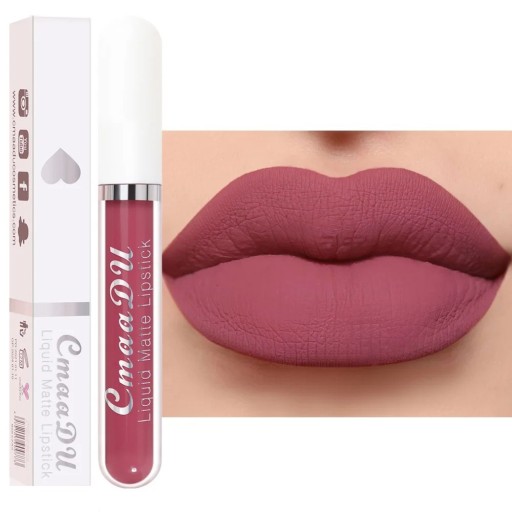 Langhoudende matte vloeibare lippenstift Langhoudende matte lippenstift Hydraterende lippenstift met mat patroon