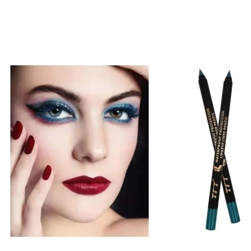 Långvarig ögon- och läpppenna Vattentät eyeliner-penna Ögonpenna Lip liner-penna