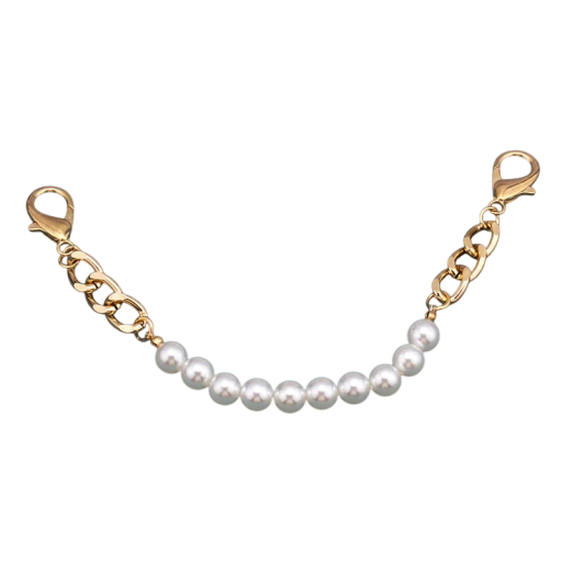 Lanț decorativ pentru geantă cu perle Aliaj metalic Curea decorativă aurie pentru geantă mâner scurt de rezervă geantă accesoriu de modă