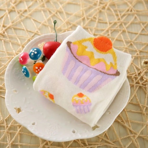 Lány zokni cupcakes