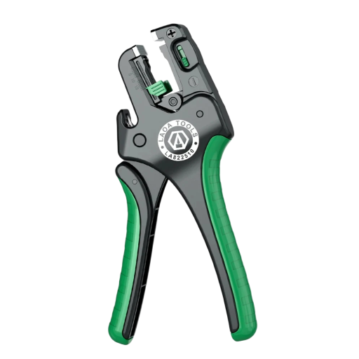 LAOA 200mm Multifunctional Fully Automatic Wire Stripping Pliers Adjustable Length Stripping Cutting Copper Wire ABS