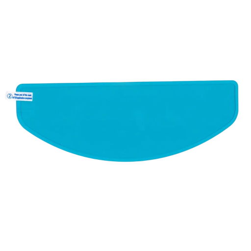 Läpinäkyvä kypäräkalvo 25x9 cm sadesuojatarra moottoripyörätarvikkeille, unisex, kestävä ja pitkäikäinen
