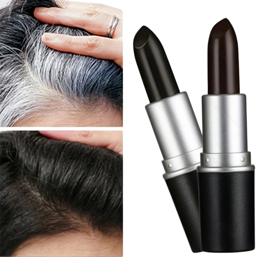 Lápiz de color temporal para cubrir canas 7,2 x 2 cm Corrector de cobertura de canas Fácil de aplicar Cobertura instantánea del crecimiento del cabello