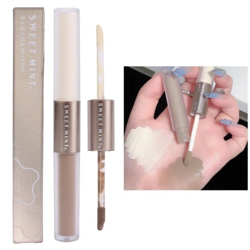 Lápiz de contorno facial líquido doble Lápiz de contorno facial mate de doble punta con iluminador Iluminador facial líquido