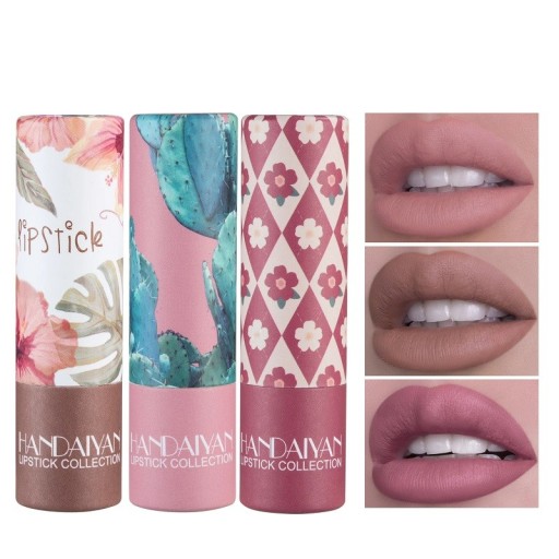 Lápiz labial hidratante mate resistente al agua 3,8 g Lápiz labial de larga duración Colores intensos Cuidado de labios Textura lujosa Fórmula suave Cosméticos Belleza Maquillaje