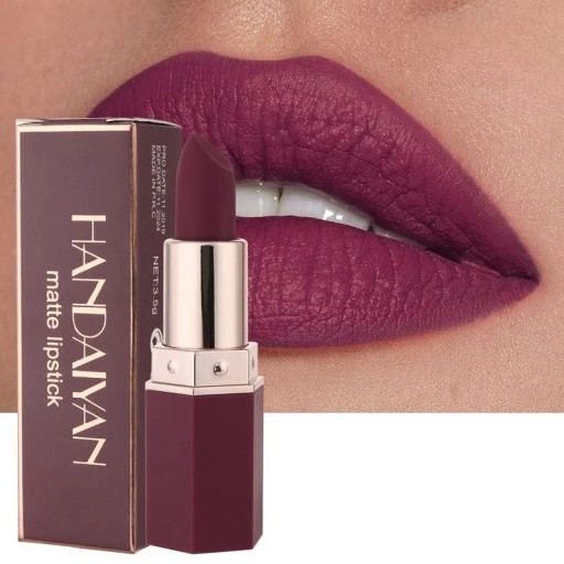 Lápiz labial mate resistente al agua con color bálsamo durante 24 horas