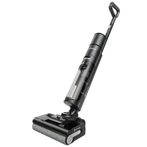 Laresar S7 Pro Cordless Vacuum Cleaner 19,000 Pa 80 °C Hot Drying 50 Min Wet-Dry Cleaning Mop with Metal Comb 32 Nozzles Black