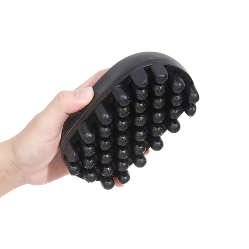 Large Silicone Hair Brush Portable Unisex Styling Comb for Curly and Afro Hair Easy to Rinse Durable Hair Curler