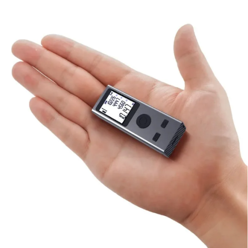 Laserafstandsmåler 30 m med USB-opladning, LCD-display og multifunktionel tilstand