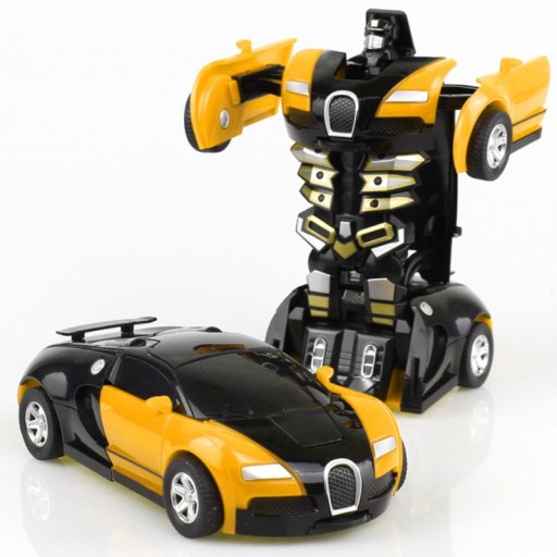Lasten auto / robotti 2in1