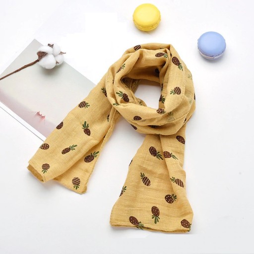 Lasten talvihuivi ananaksilla J3136