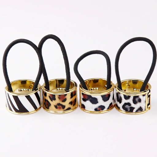 Λαστιχάκι μαλλιών με στρογγυλό κλιπ