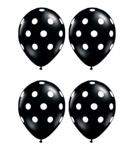 Latexballoner med prikker 10 stk. Dekoration til fødselsdage og fester Indretning af hjemmet og sociale arrangementer Udtryksfuldt prikket