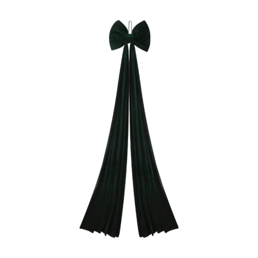 Lazo navideño decorativo grande 200 x 40 cm Lazo decorativo para puertas y fachadas Accesorio navideño festivo para la decoración invernal