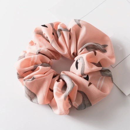 Lazo para el pelo con forma de flamenco