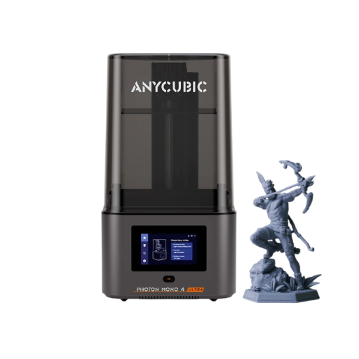 LCD 3D-printer voor hars met een zeer nauwkeurige 10K resolutie en 7'' scherm Inhoud 2,2 l Afmetingen van het printen 153,4 x 87,8 x 165 mm in zwart