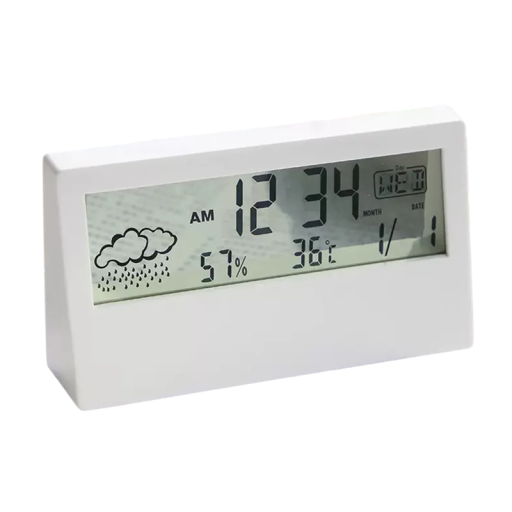 LCD digitální teploměr a vlhkoměr 13 x 3 x 7 cm Přesné měření teploty a vlhkosti Vnitřní domácí měřič s velkým displejem 9,6 x 3,5 cm