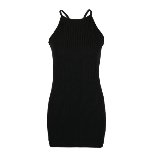 Leah gebreide mini-jurk
