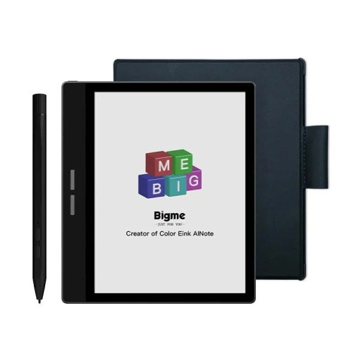 Lecteur d'ebooks 7 pouces avec stylet et étui 64 Go écran E-ink Android Wi-Fi et Bluetooth noir pour PDF et EPUB