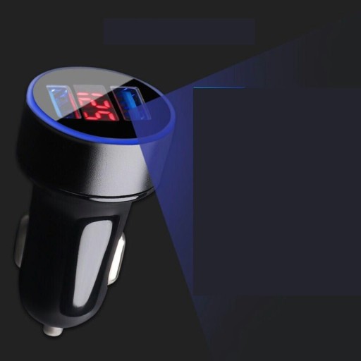 LED biladapter 2x USB