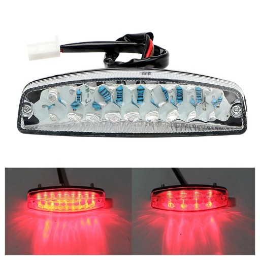 LED-bremselys bagtil til motorcykel N41