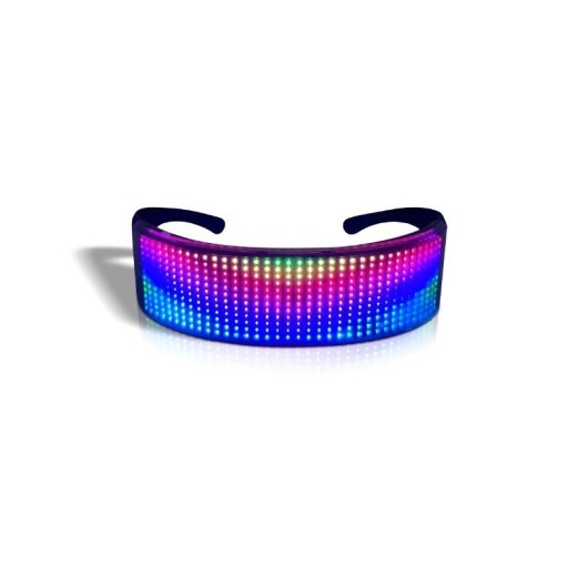 LED-Brille mit programmierbarem Display