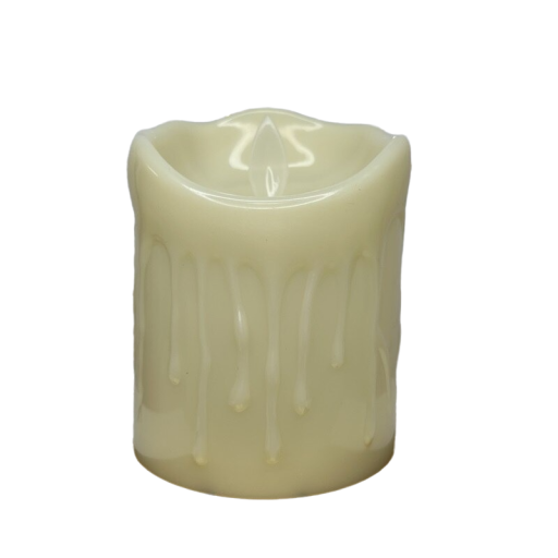LED Candle with Realistic Flame 10 cm
