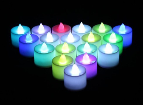 LED farebné sviečky J2912