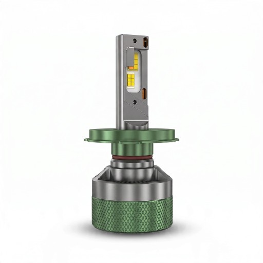 LED-Glühbirnen H4/9003/HB2 Fernlicht/Abblendlicht mit Bluetooth-App, 3000–8000K, 1500 W, CSP-Chips, grün, für Autoscheinwerfer 12/24 V