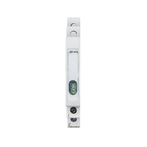 LED indikátor 85 x 10 x 64 mm 230 V AC/DC 50/60 Hz Jednofarebná signálna lampa JD9 DIN lišta 35 mm IP20 ≤20 mA