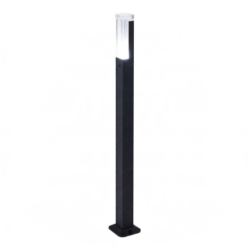 LED κήπος στήλη 100 εκ. Με βάση για βίδες 7 W IP65 Αδιάβροχο 85–265 V Αλουμίνιο και ακρυλικό Λευκό φως 6000 K Για την αυλή