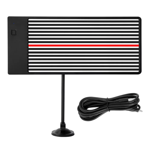 LED kontroltavle 16 x 37 cm til at afsløre buler i karosseriet med batteri og USB-opladning Stativ med sugekop Autolakering arbejde