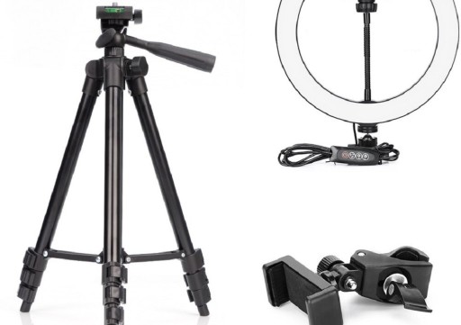 LED kruhové světlo 26 cm se stativem