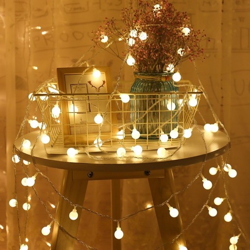 LED-lichtketting met ballen