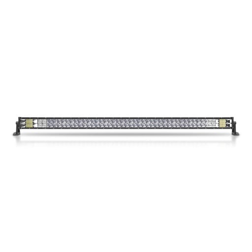 LED Light Bar Straight 1020 W 52 Inches Length 129.8 cm IP68 Cool White Light 6500 K Black Body With Wiring For Off-Road and Work Machines