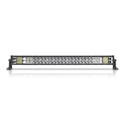 LED Light Bar Straight 620 W 32 Inches Length 84.4 cm IP68 Cool White Light 6500 K Black Body With Wiring For Offroad and Work Machines