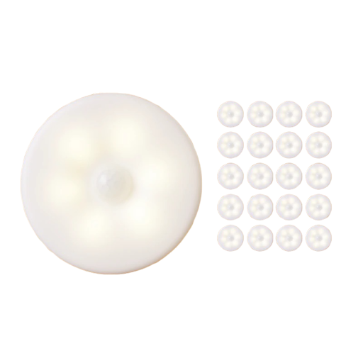 LED-Nachtlicht mit Bewegungssensor 20 Stk