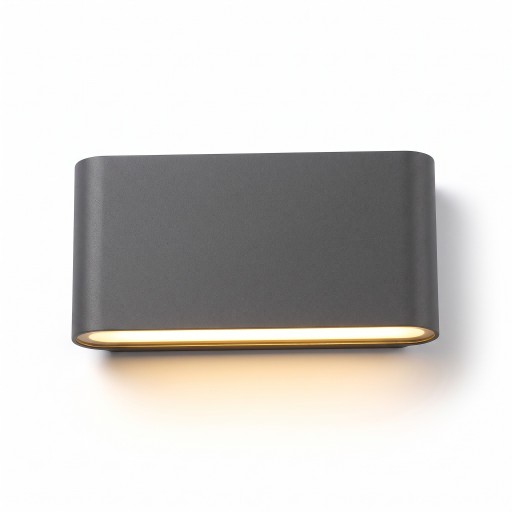 LED nástěnné svítidlo 12 W Dvojitá hlava svítící nahoru i dolů Krytí IP65 Rozměry 17,3 x 9 cm Hliníkové tělo Teplá bílá 3000 K Na fasádu