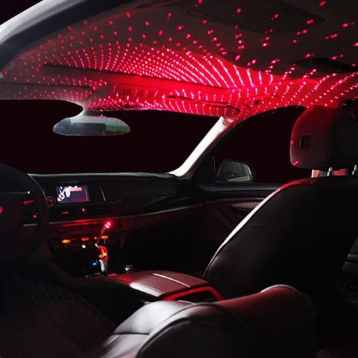 LED osvětlení interiéru auta