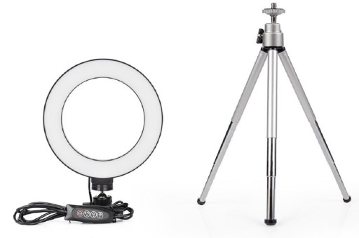 LED-ringljus med stativ K2435