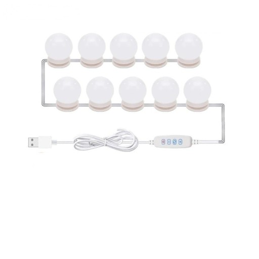 LED spegelljus 10 st