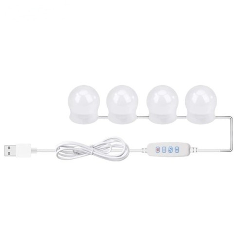 LED spejllamper 4 stk.
