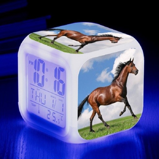 LED stolové hodiny