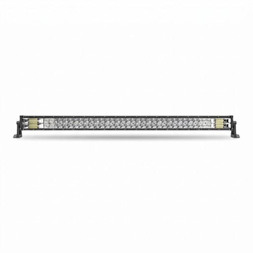 LED světelná rampa rovná 820 W 42 palců Délka 109,9 cm IP68 Studené bílé světlo 6500 K Černé tělo S kabeláží Na offroad i pracovní stroje