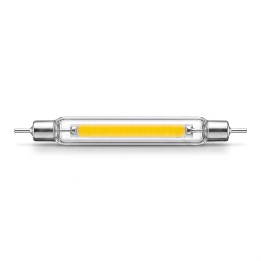 LED trubicás izzó R7S 118 mm Kétoldalas foglalat 30 W 220 V COB szalag átlátszó csőben Hideg fehér Reflektorokhoz és lámpákhoz