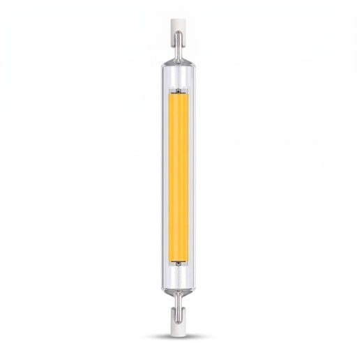 LED Tubular Bulb R7S 118 mm Double-ended Base 30 W 220 V COB Strip in Transparent Tube Natural White For Spotlights and Fixtures