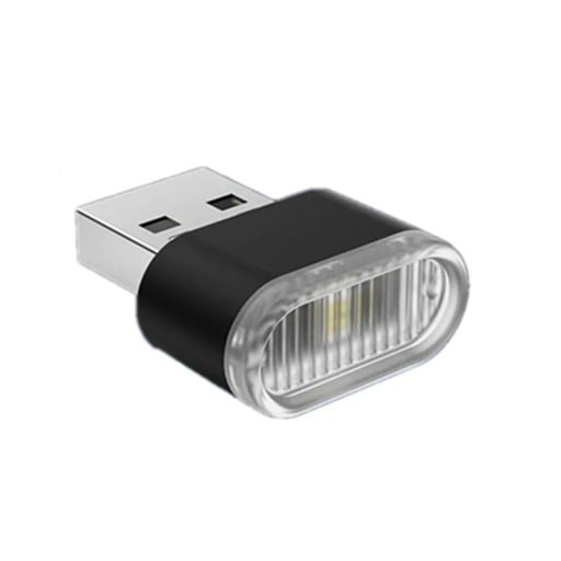 LED USB luz 22,5 x 2 cm Mini luz nocturna de néon para automóvel Iluminação ambiental interior Decoração em ABS Modelação de automóveis